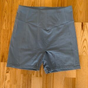 Stylish Women's Blue Bike Shorts